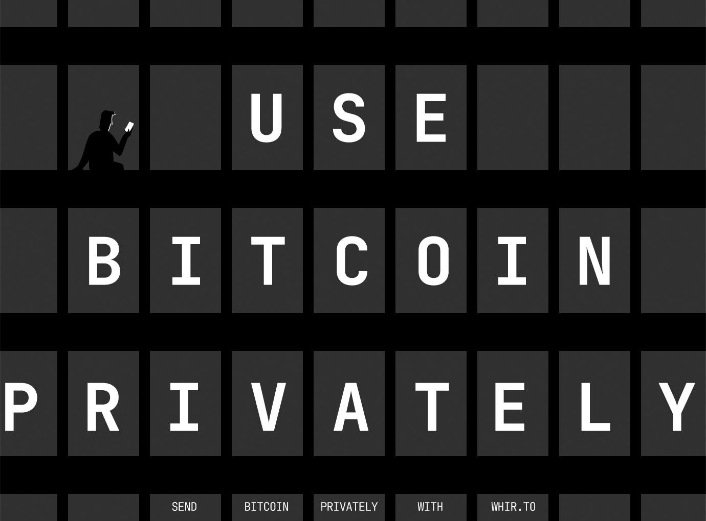 Use Bitcoin privately